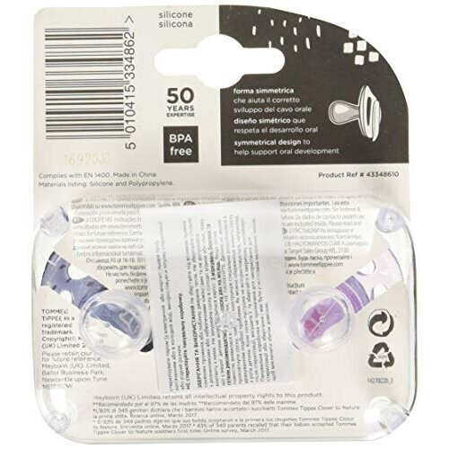 Tommee Tippee Baby Dummy Soothers Dummies Anytime Assorted 2-Pack 18-36 2