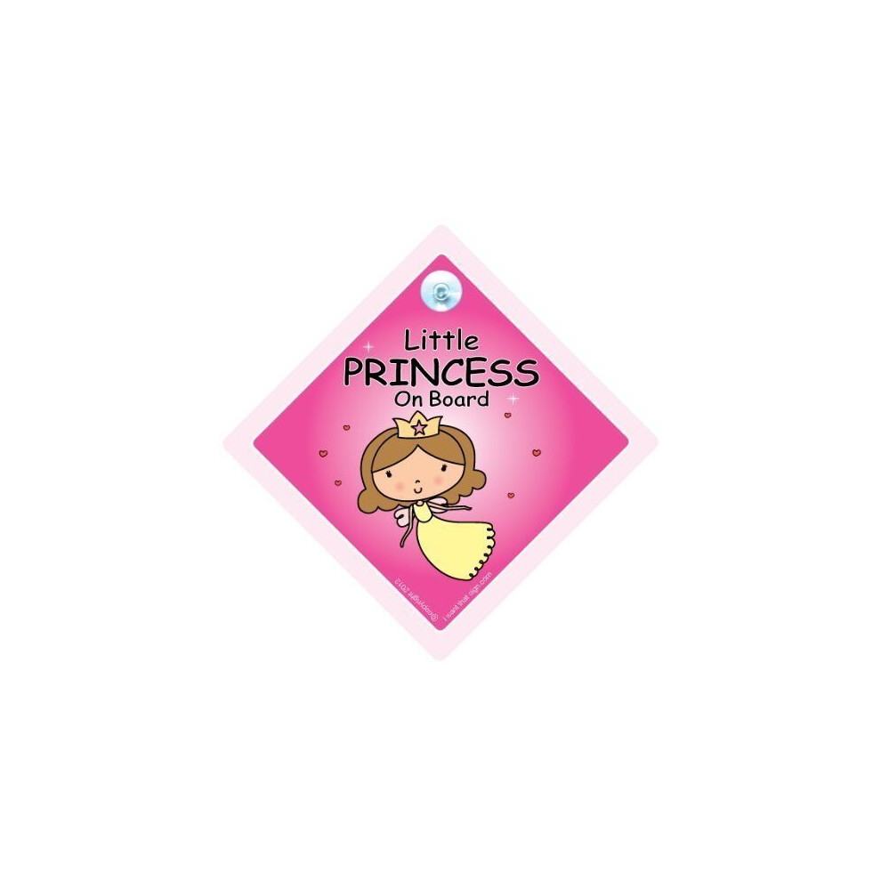 Princess On Board, Princess On Board Car Sign, Car Sign, Bumper Sticker, Baby On Board, Driving Sign, Automobile Sign, Vehicle Sign, Little Princess Iwantthatsign.com