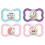 MAM Mam Day & Night Mam Air Silicone Dummy, 16+ Mam Air Night Uni Mix, set of 6 2 sterilised transport boxes. 1
