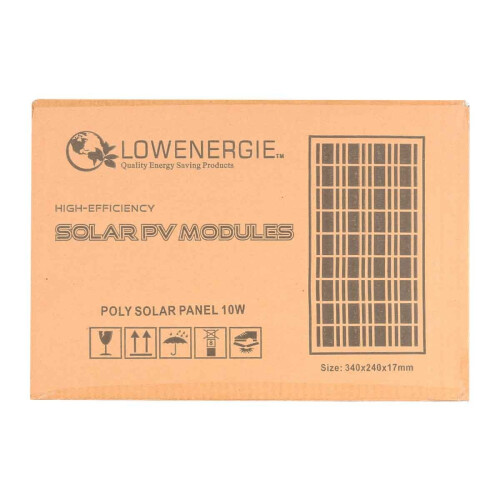 Lowenergie 10w Poly Solar Panel Kit 1, Charge Controller 2