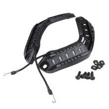 (Black, One Size) Helmet Rail Mount Tactical FAST Helmet Accessory ARC Helmet Mount Rail Hunting Paintball