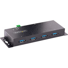 USB Hub - Startech - 5G4AINDNP-USB-A-HUB - 4 Poorten - USB 3.2 Gen 1 - Zwart