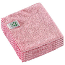 (Red ) Vileda r-MicroTuff Swift Recycled Microfibre Cloths (5 x Cloths)