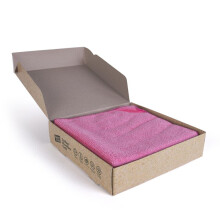 (Red) JanSan Ecofibre Recycled Microfibre Cloths (5 x Cloths)