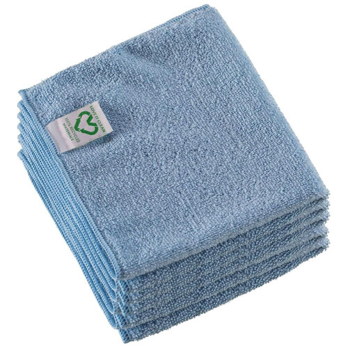 Vileda (Blue) Vileda r-MicroTuff Swift Recycled Microfibre Cloths (5 x Cloths)