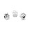 Pandora Pandora Gleaming Gift Charm Sterling Silver Box with Star Bow 791987 2