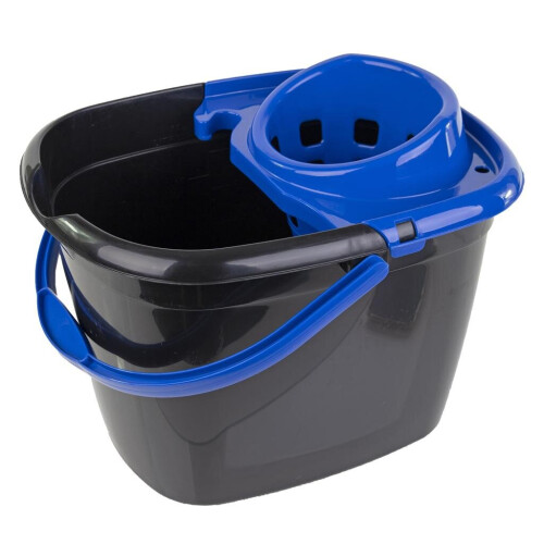 (Blue) JanSan Recycled Bucket & Wringer 5L