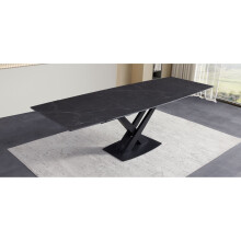 ceramic dining table charcoal grey
