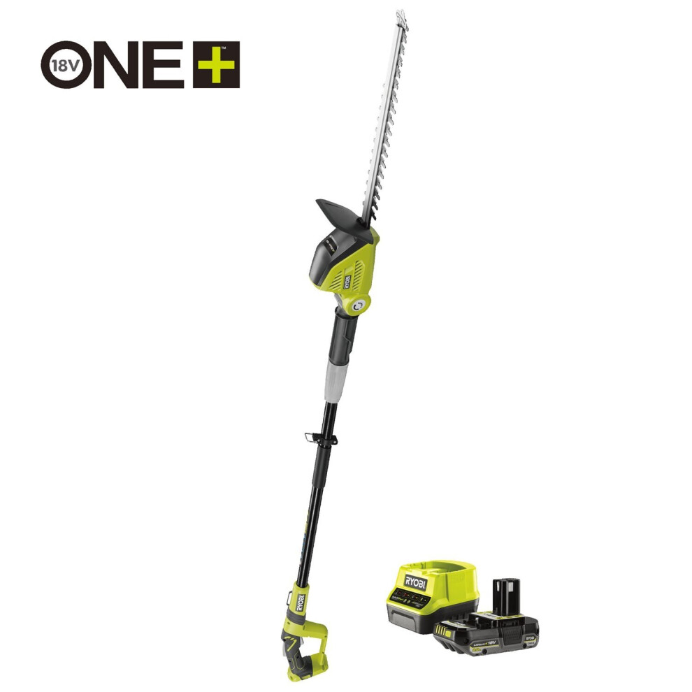 Ryobi RPT184520C 18V ONE+ Cordless 45cm Pole Hedge Trimmer Starter Kit