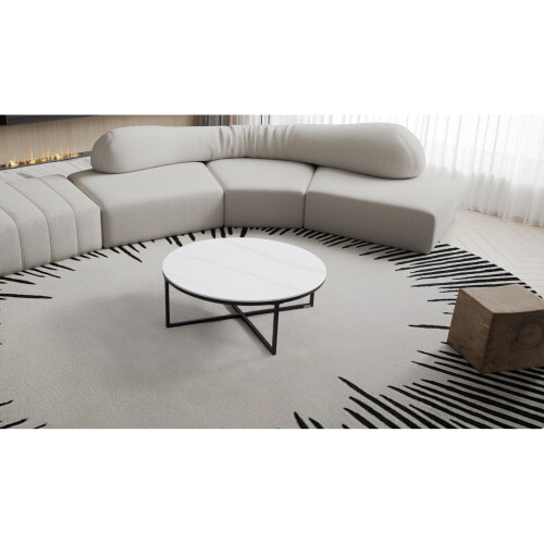 ceramic coffee table white