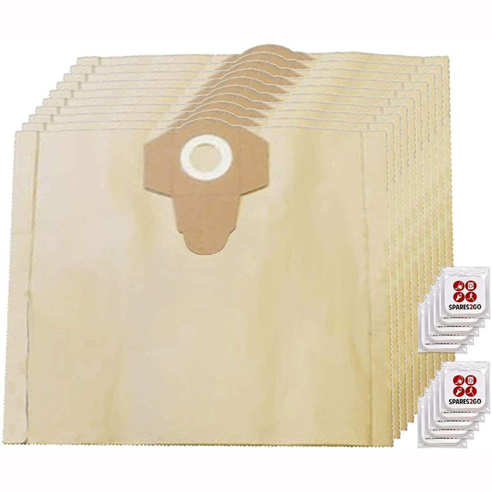 10 x Dust Bags for Vacmaster Vacuum 30 L Litre (Pack of 10 + Fresheners)