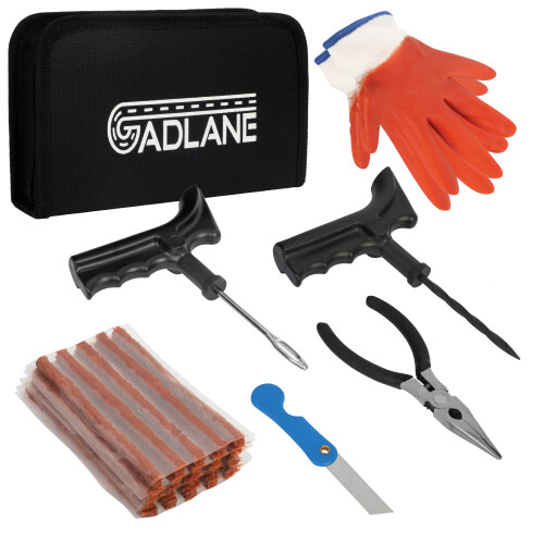 GADLANE Car Tyre Puncture Emergency Repair Kit Flat Tools Plug 7PC 1