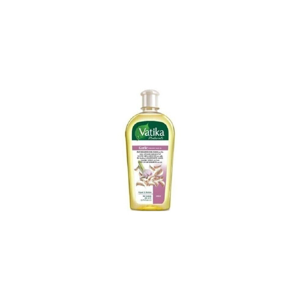Vatika Dabur Garlic Hair Oil 200Ml (Pack Of 1) Nourishes & Moisturizes
