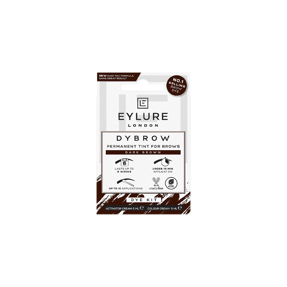 Eylure Dybrow Dark Brown Eyebrow Dye Kit