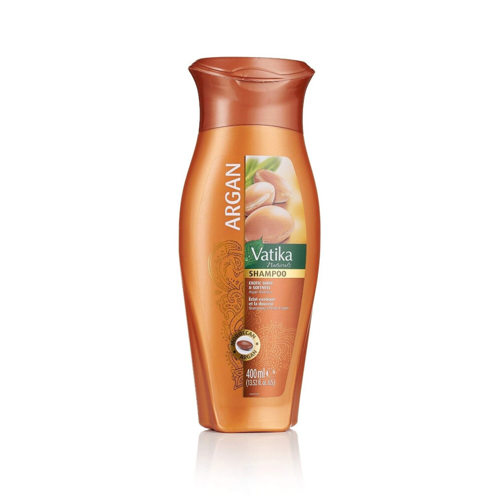 Vatika Shampoo Argan 400Ml (Pack Of 1) Nourishes Scalp & Moisturizes