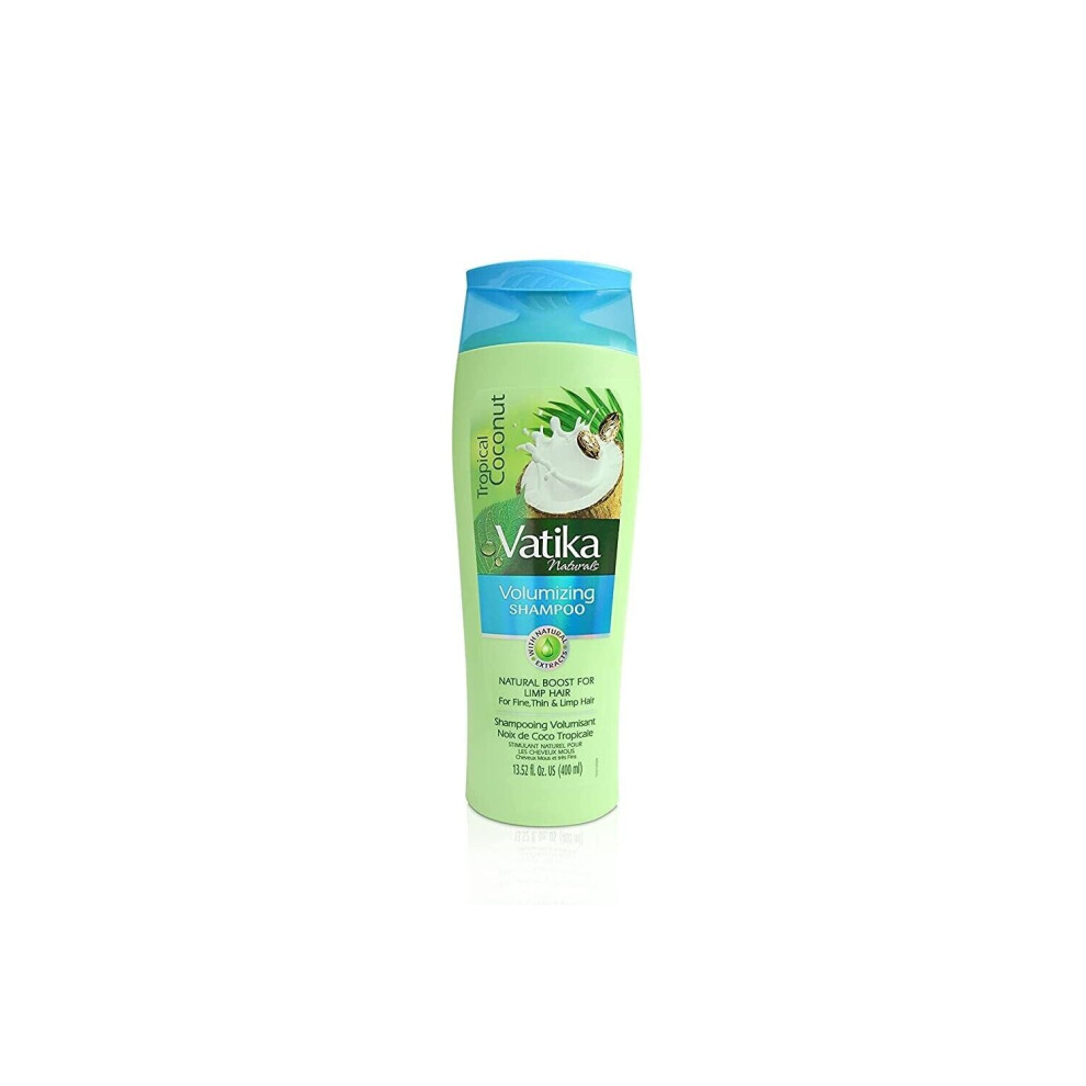 Vatika Shampoo Coconut 400Ml (Pack Of 1) Nourishes Scalp & Moisturizes