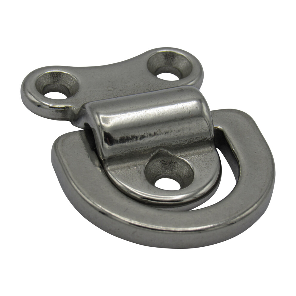 Securefix Direct Pad Eye Marine Plate Stainless Steel 6Mm (Heavy Duty Marine Folding)