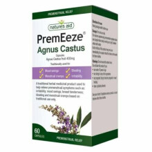 Natures Aid PremEeze 400mg Agnus Castus Premenstrual Relief - 60 Capsules