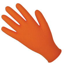 (Medium) JanSan Nitrile Premium Grip Pattern Powder Free Gloves (100 x Gloves)