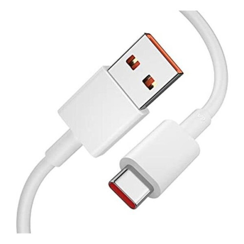 Xiaomi Official Xiaomi Mi Turbo 6A USB Type C to USB Type A Data Cable - White (Bulk Packed) 1