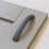 (128mm Bow Handle) Dark Grey Squared Handles & Knobs 16mm 128mm 160mm 4