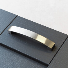 (128mm Handle) Brushed Nickel Bow Handles 128mm 160mm 224mm