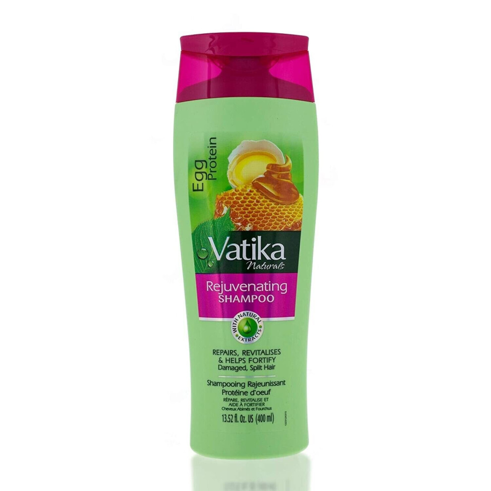 Vatika Shampoo Egg Protein 400ml(Pack of 1) Nourish Scalp & moisturize