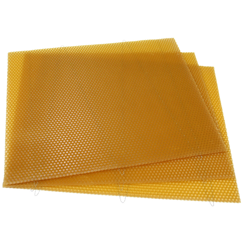Actiasbee National Bee Hive Deep Brood Wired Wax Foundation Sheets