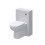 Bathroom Concealed Cistern WC Toilet Unit Only 500 x 330mm Gloss White Flat Pack 7
