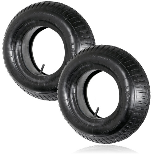 Wheelbarrow Wheel Tyre and Inner Tube 3.508, 35PSi (Pack of 2 Tyres