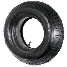 SPARES2GO Wheelbarrow Wheel Tyre and Inner Tube (3.50-8, 35PSi)