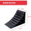 GADLANE Wheel Chocks Tyre Saver Brake Stoppers Ridged Caravan Horsebox Motorhome Car Wedges Trailer With Handle (Pack Of 2) 6