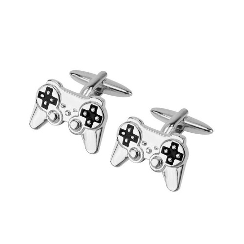 WIDDOP and Co. Game Controller Cufflink Pair Novelty Theme Accessories & Harvey Makin Gift Box