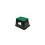 Irrigation "Jumbo" Valve Box Rectangular With Green Lid 64X50Cm 2