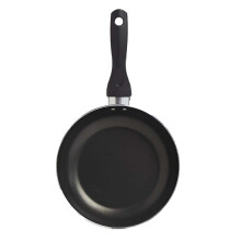 AAMEN 2 Pcs Non-Stick Frying Pan - 20cm With Handle - Black, Aluminium Frypan