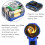 Blue Screwdriver w/Battery Fast Charger Powerful Cordless Drill Set 4