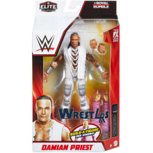 WWE Elite Action Figure Royal Rumble Damian Priest con Accessorio e Parti Dok Hendrix, HKP17