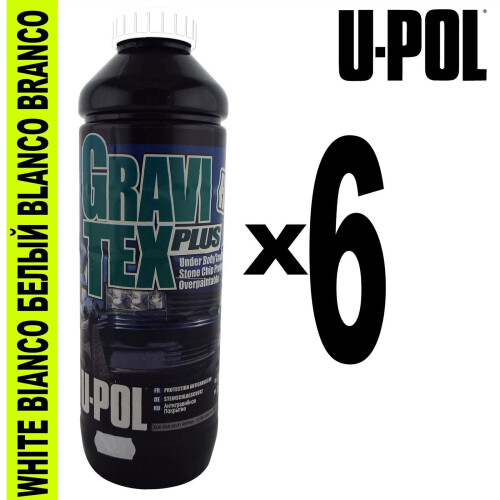GRAVITEX - 1L bottle White Pack of 6 2