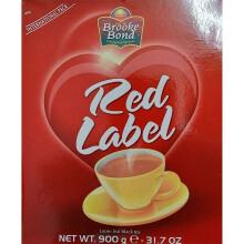 Brooke Bond Red Label Black Tea 900gram (Pack of 1) - Loose Leaves