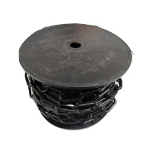 Plastic Safety Barrier Chain Fence 6MM X 30M Black (Decorative Garden)