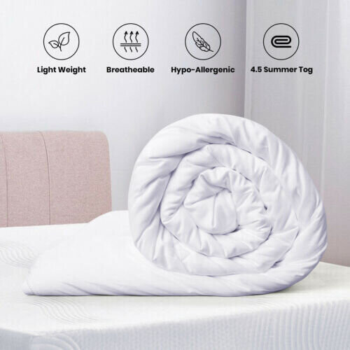 (10.5 Tog, Double) Hotel Quality Duvet Tog Quilt Single Double King 2