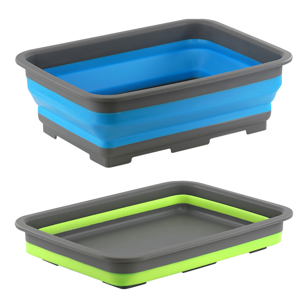 The Magic Toy Shop Geezy Collapsible Washing Up Bowl | Folding Camping Bowl