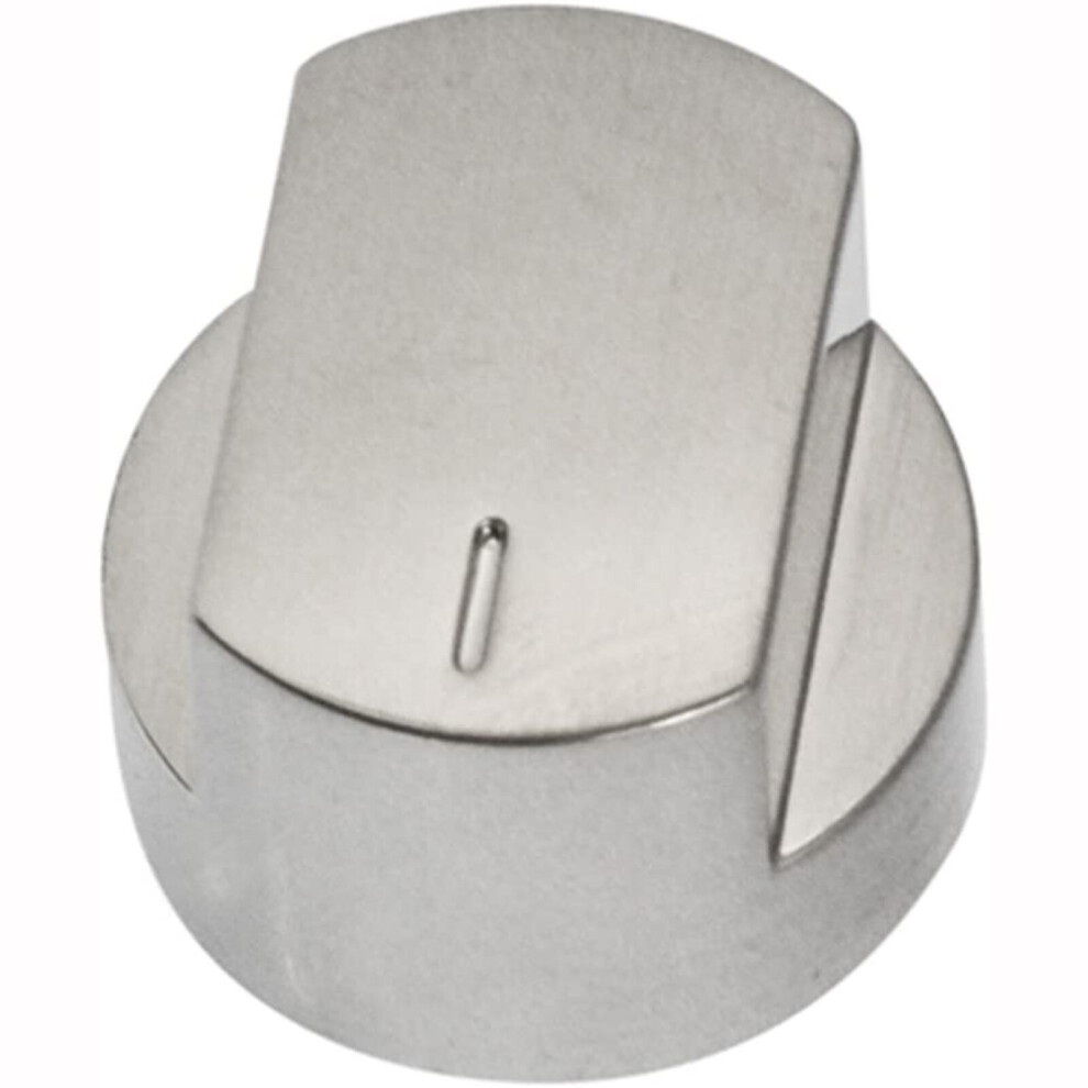Spares2go Switch Control Knob For Stoves Oven Hob Cooker Silver