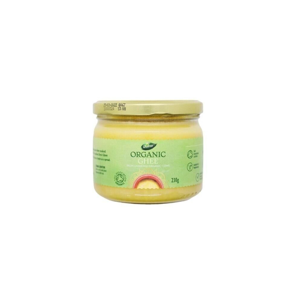 Dabur Organic Ghee 230gram (Pack of 1) - Used in Foods for Great Taste