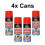 (4X) WATER PROOF SPRAY DIRT EQUIPMENT CLOTH 300 ML 1