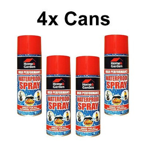 (4X) WATER PROOF SPRAY DIRT EQUIPMENT CLOTH 300 ML