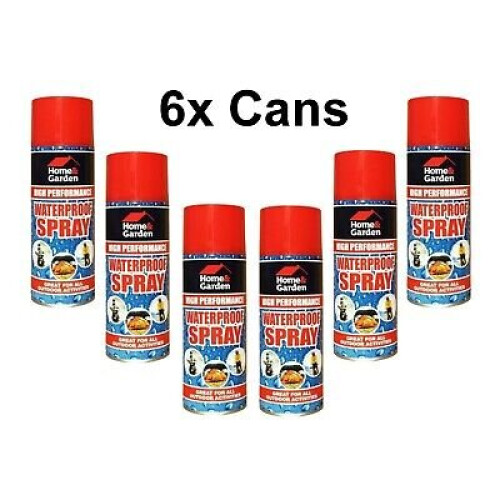 (6X) WATER PROOF SPRAY DIRT EQUIPMENT CLOTH 300 ML