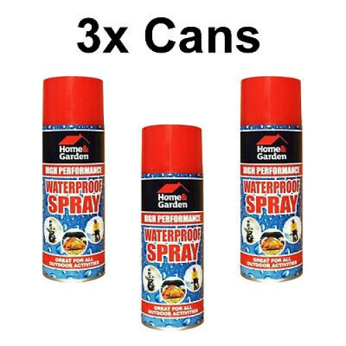 (3X) WATER PROOF SPRAY DIRT EQUIPMENT CLOTH 300 ML