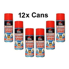 (12X) WATER PROOF SPRAY DIRT EQUIPMENT CLOTH 300 ML