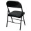 Folding Metal Chair Functional With Soft Padded Black Seat Home Dining 2